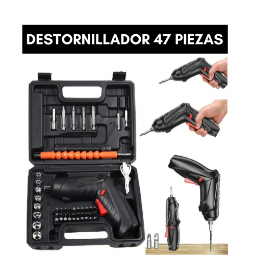 Destornillador Inalambrico 47 Pzs