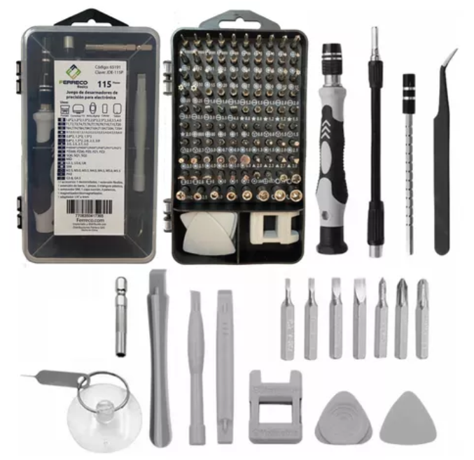 Juego De Destornilladores 115 Pcs